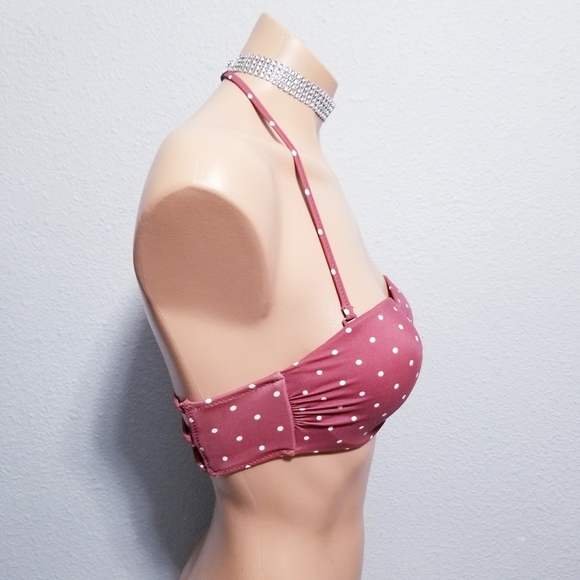 NEW PINK Victoria's Secret push up swim bikini top XS - Picture 2 of 5